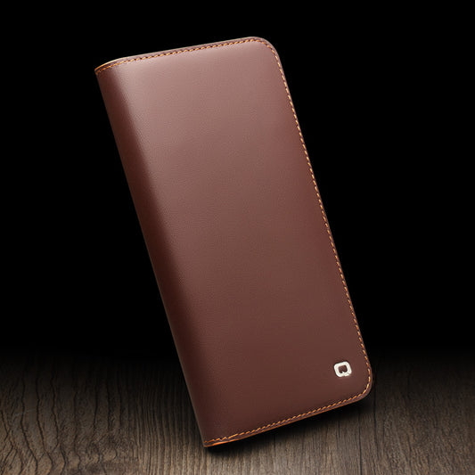 Fashion Business Classic Flip Leather Case with Card Slots For Samsung Galaxy S25 Edge