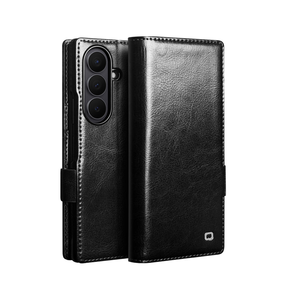 Fashion Design Magnetic Closure Luxury Leather Wallet Phone Case For Samsung Galaxy Fold 8
