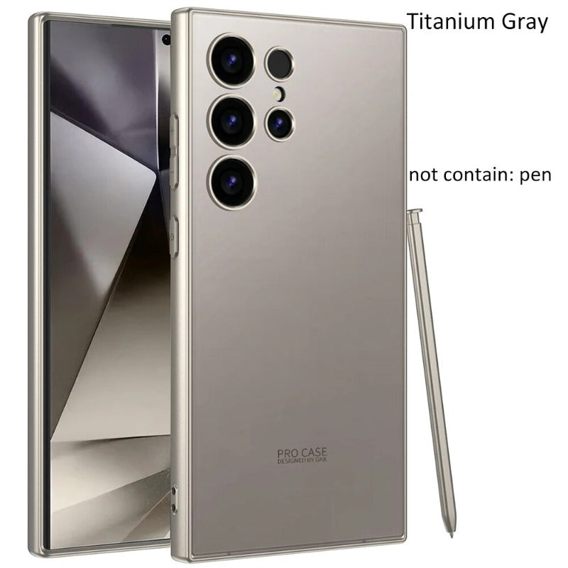 Fashionable Solid Color Skin-Feel AG Phone Case For Samsung Galaxy S24