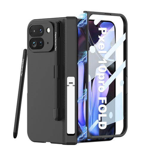With Touch Pen Screen Protector Bracket Magnetic Hinge Protection Hard PC Cover For Google Pixel 10 9 Pro Fold