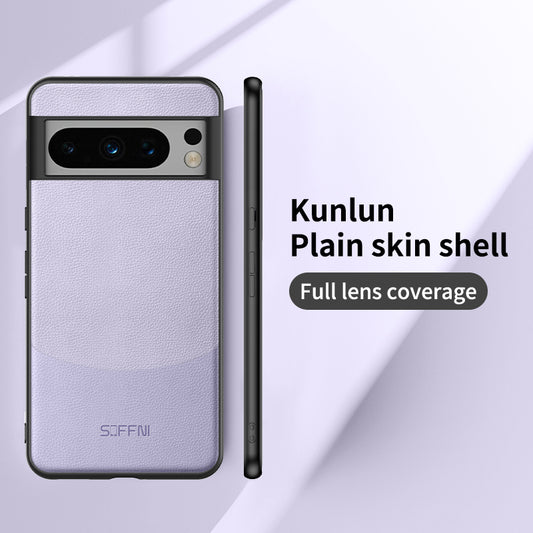 Skin Friendly Plain Leather Matte Ultra Thin Phone Case For Google Pixel 7 8