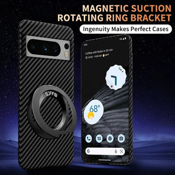 Magsafe Case Ultra Thin Matte Carbon Fiber Phone Case For Google Pixel 8 7