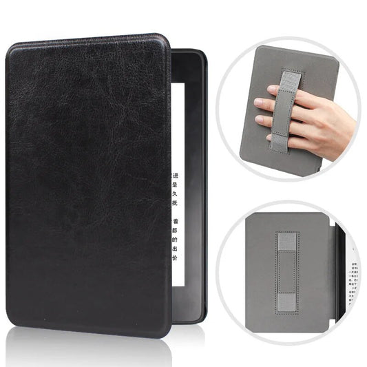 Handheld E-book Case Leather Smart Case For Kindle