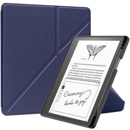 Multi-Folding Stand Soft Silicon Case With Pencil Holder For Kindle Scribe 10.2 inch
