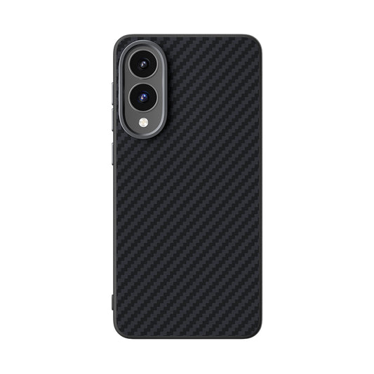 Magsafes Magnetic Wireless Charging Business Carbon Fiber Texture Phone Case For Samsung Galaxy S25 Edge