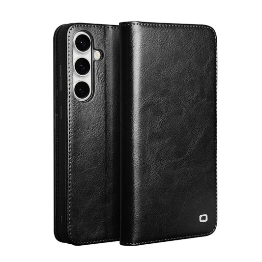 Fashion Business Classic Flip Leather Case with Card Slots For Samsung Galaxy S25FE