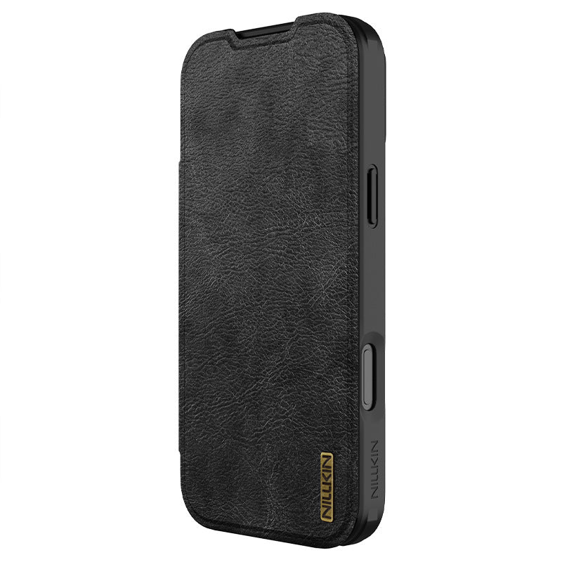 Qin Leather Push Window Phone Case With Card Slot For IPhone