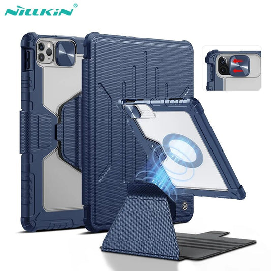 Bumper SnapSafe Magnetic Smart Pad Case With Pen Slot For iPad
