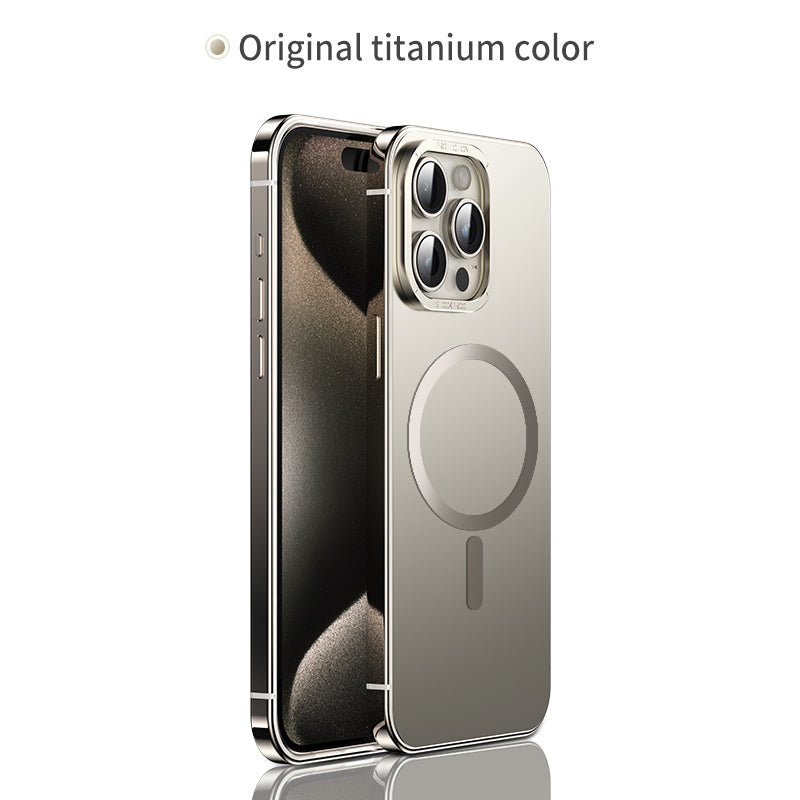 Raw Titanium Metal Frosting Phone Case For iPhone – jenacase Raw Titanium Metal Frosting Phone Case For iPhone – jenacase