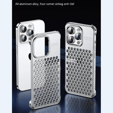 Ultra Thin Heat Dissipation Metal Aluminum Alloy Phone Case For iPhone