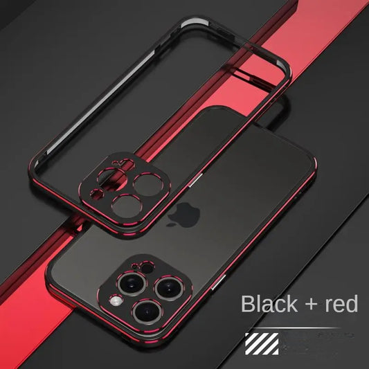 Aluminum Frame Metal Bumper Phone Case For iPhone