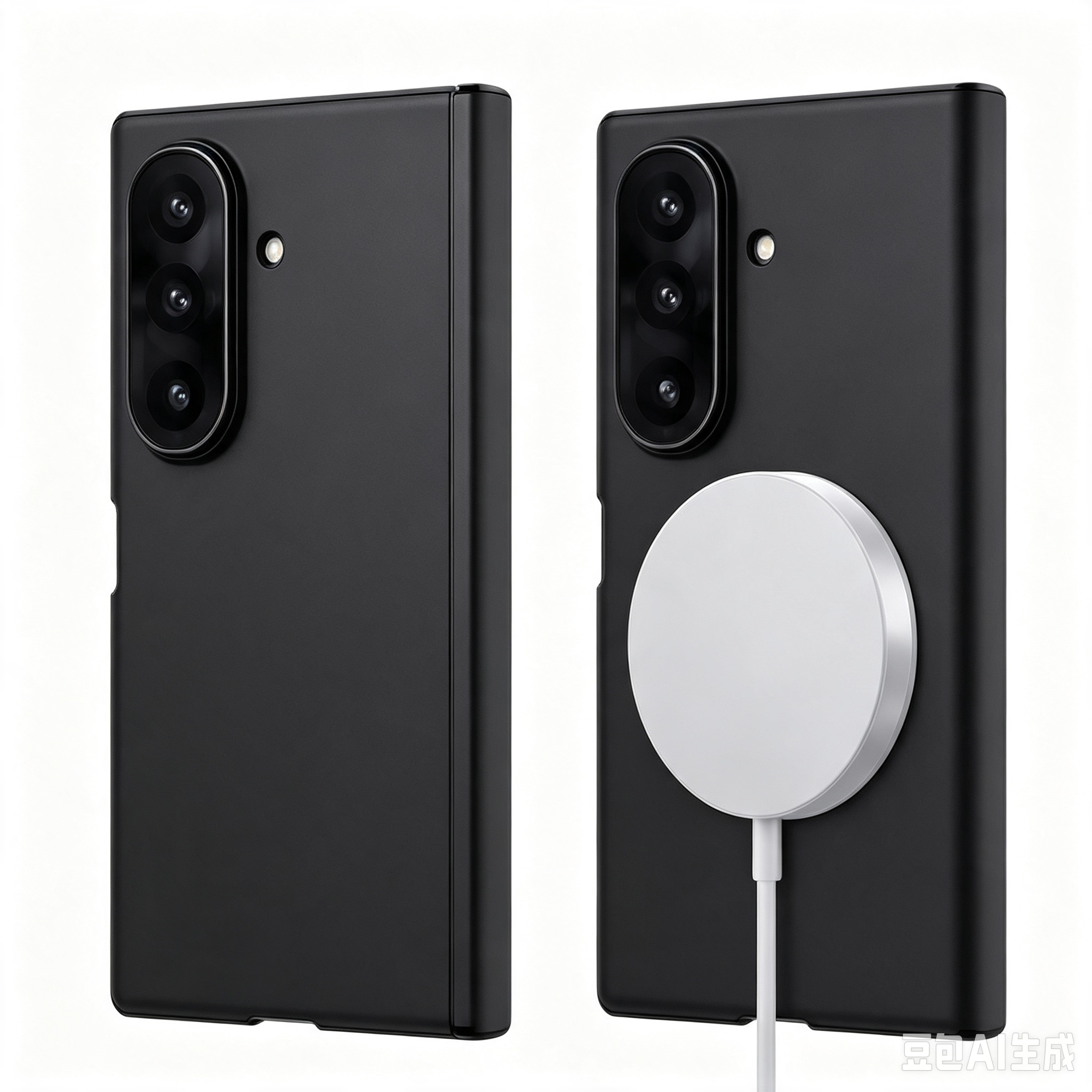 Frosted Shield MagSafe Magnetic Phone Case With Lens Armor For Samsung Galaxy Z Fold 8
