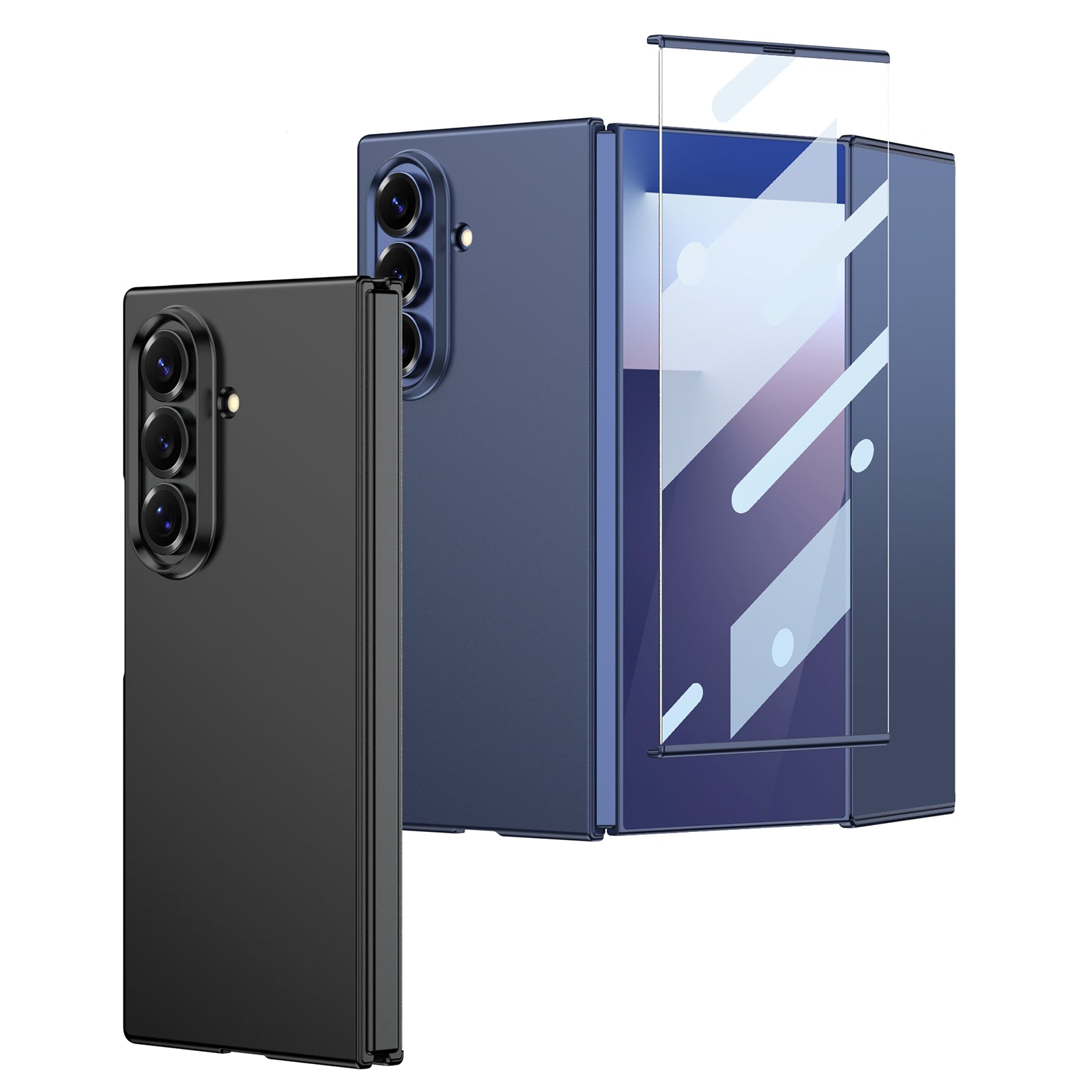 Hard PC Full Cover Protective Folding Phone Case with Screen Protector For Samsung Galaxy Z TriFold