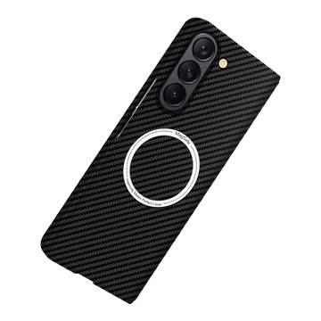 Kevlar Texture Carbon Fiber Magsafe Charging Slim Drop-proof Skin Feel PC Case For Samsung Galaxy Z Fold 7 6