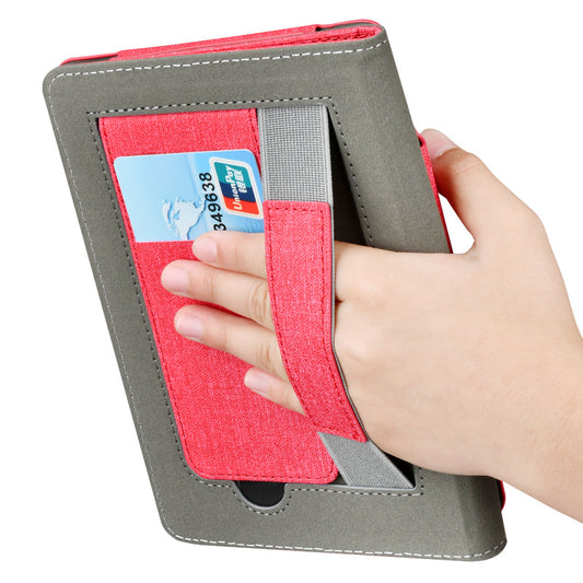 Leather Case With Auto Sleep Wake Card Slot And Hand Strap For Kindle Paperwhite5