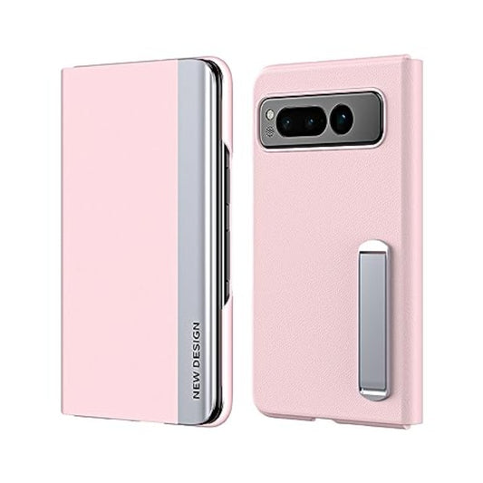 PU Leather Flip Phone Case With Kickstand For Google Pixel Fold