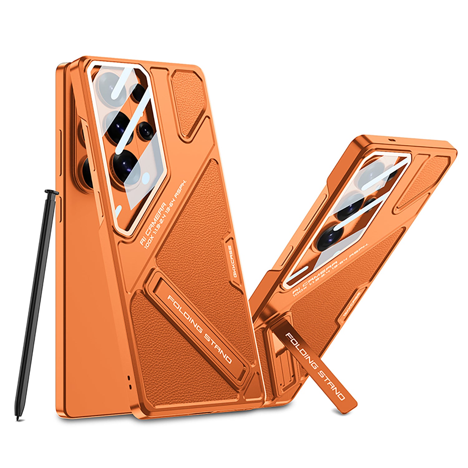 New Vision Advanced Sense Lens all-inclusive  PU Leather Phone Case With Bracket For Samsung Galaxy S26 25