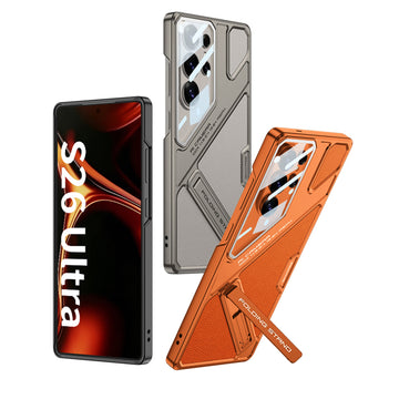 New Vision Advanced Sense Lens all-inclusive  PU Leather Phone Case With Bracket For Samsung Galaxy S26 25