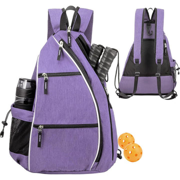 Lightweight Pickleball Backpack Tennis Bag Multifunctional with Water Bottle Holder Sports Backpacks Men