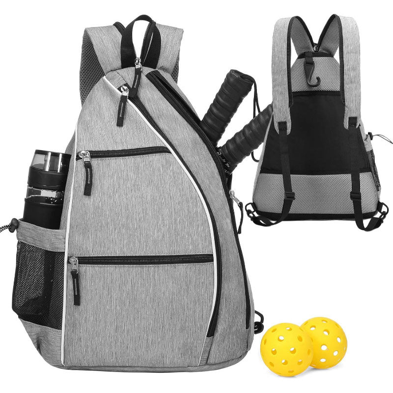 Lightweight Pickleball Backpack Tennis Bag Multifunctional with Water Bottle Holder Sports Backpacks Men