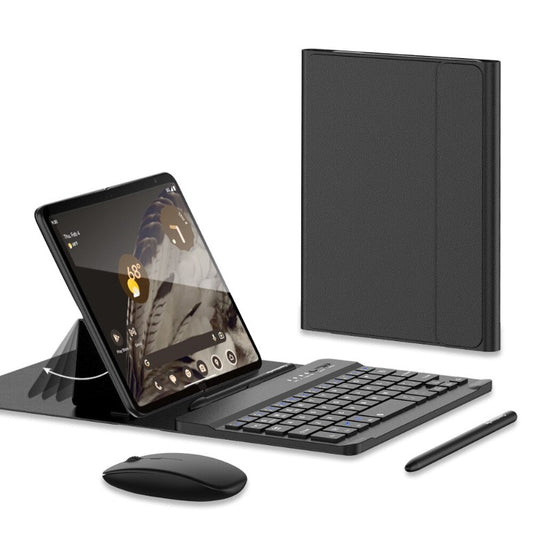 Magnetic Bluetooth Wireless Keyboard Leather Case For Google Pixel
