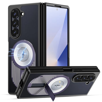 Magnetic Heat Dissipation Phone Case With Invisiable Kickstand For Samsung Galaxy Z Fold 6