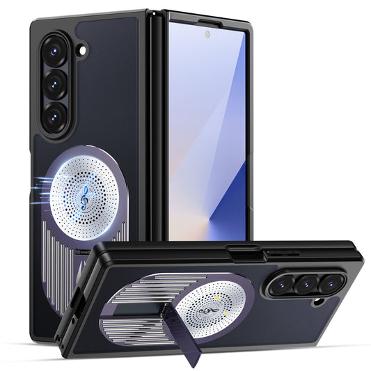 Magnetic Heat Dissipation Phone Case With Invisiable Kickstand For Samsung Galaxy Z Fold 6