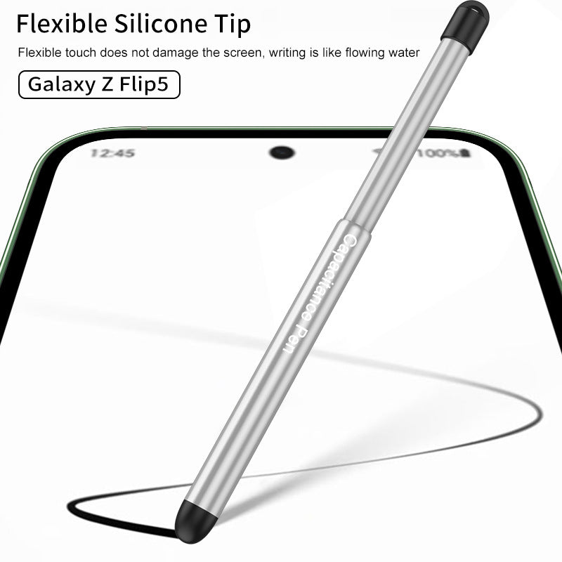 Magnetic Hinge Protection Case With Touch Pen For Samsung Galaxy Z Flip 5