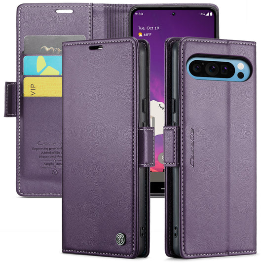 Retro Business Magnetic Wallet Flip PU Leather Case For Google Pixel 10 9