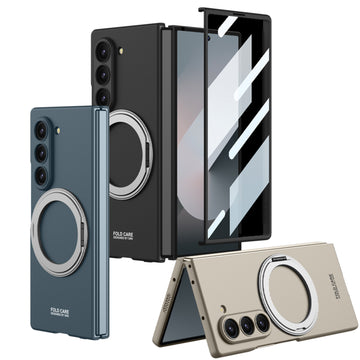 Magnetic Attraction Rotating Bracket Phone Case For Samsung Fold 6