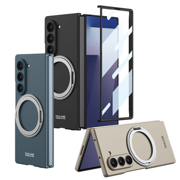 Magnetic Attraction Rotating Bracket Phone Case For Samsung Fold 7