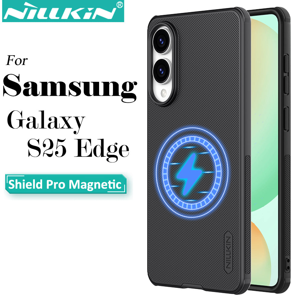Magnetic Super Frosted Shield Pro TPU+PC Anti-Scratch Shockproof Phone Case For Samsung Galaxy S25 Edge