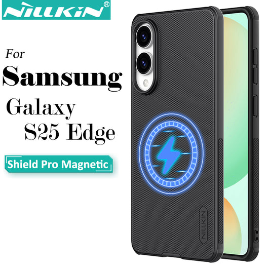 Magnetic Super Frosted Shield Pro TPU+PC Anti-Scratch Shockproof Phone Case For Samsung Galaxy S25 Edge