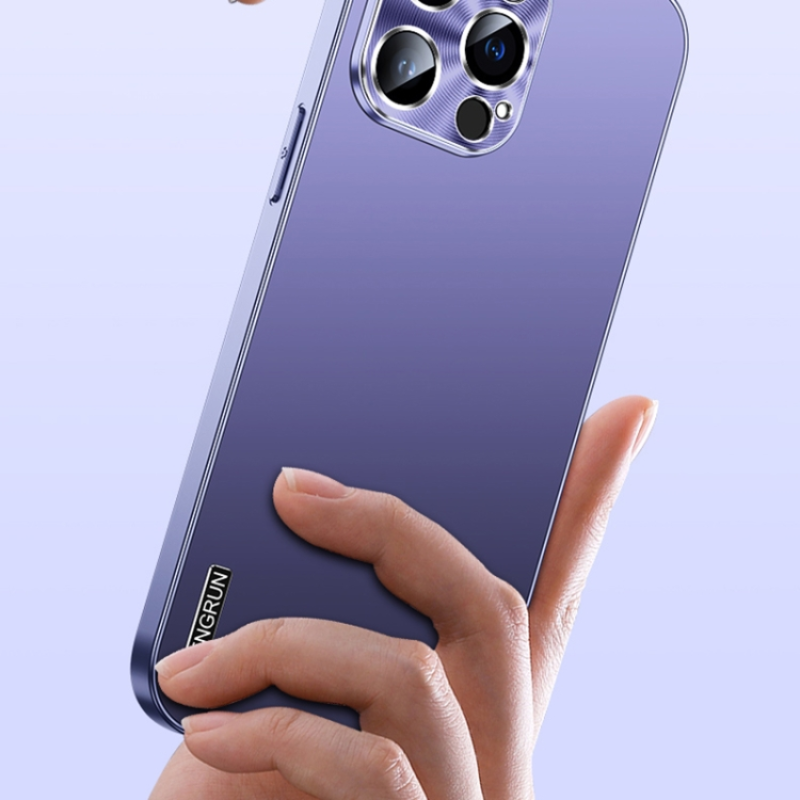Matte Slim with Acrylic Frosted TPU Phone Cases For iPhone