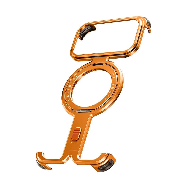 Metal Frameless Case with 360° Rotating Magnetic Stand for iPhone