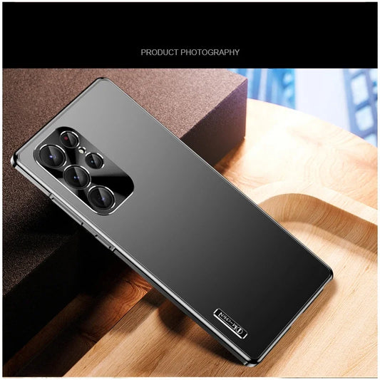 Metal Frame Magnetic Drop-Resistant Phone Case For Samsung S23 S24