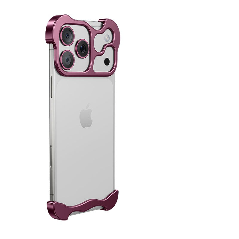Metal Corner Pad Case For iPhone Lens Protective Aluminum Bumper Dropproof