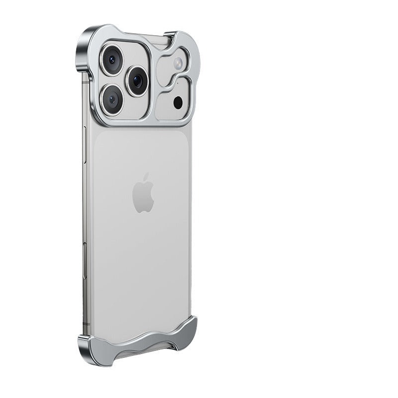 Metal Corner Pad Case For iPhone Lens Protective Aluminum Bumper Dropproof