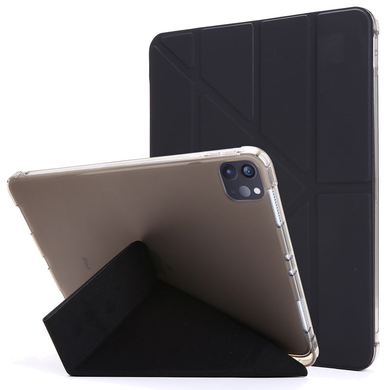Multi-folding Shockproof Leather Tablet Flip Case with Pencil Holder For APPLE iPad