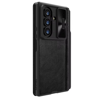 Built-in Stylus Set Qin Series Pro Leather Case Camera Slider For Samsung Galaxy Z Fold 7