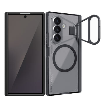 MagSafe Clear Case Anti-Yellow Phone Case With Aluminum Lens Kickstand For Samsung Galaxy Z Fold 8 Ultra