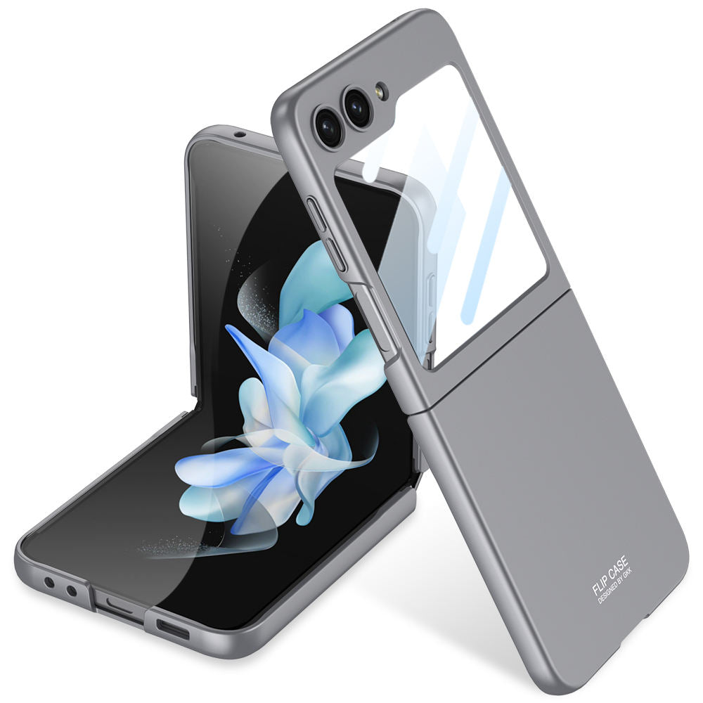 Ultra Thin Skin-friendly Matte Phone Case With Mirror Film For For Samsung Galaxy Z Flip 7