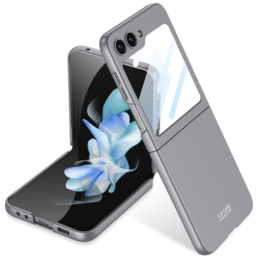 Ultra Thin Skin-friendly Matte Phone Case With Mirror Film For For Samsung Galaxy Z Flip 7
