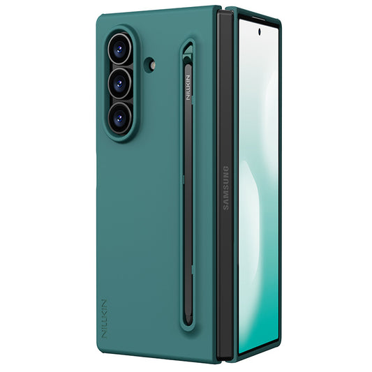 Folding Case With S-Pen Stylus Liquid Silicone Phone Case For Samsung Galaxy Z Fold 76
