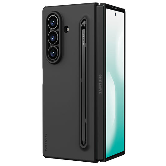 Folding Case With S-Pen Stylus Liquid Silicone Phone Case For Samsung Galaxy Z Fold 76