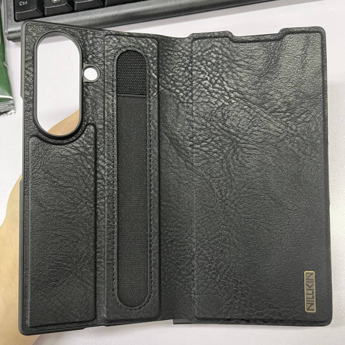 Luxury Flip Leather Phone Case With S-Pen Slot Kickstand For Samsung Galaxy Z Fold 7