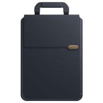 Vegan Leather Adjustable Stand Mouse Pad Business Laptop Bag For Macbook Pro13 14 15 16 inch