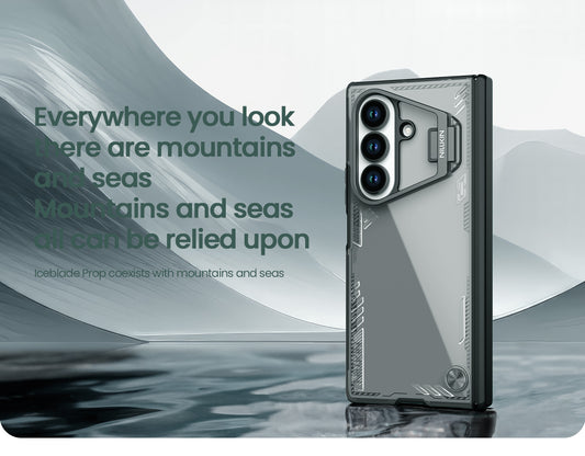 Iceblade Prop Fold Lens 360 Camera With Stand Phone Case For Samsung Galaxy Z Fold 7