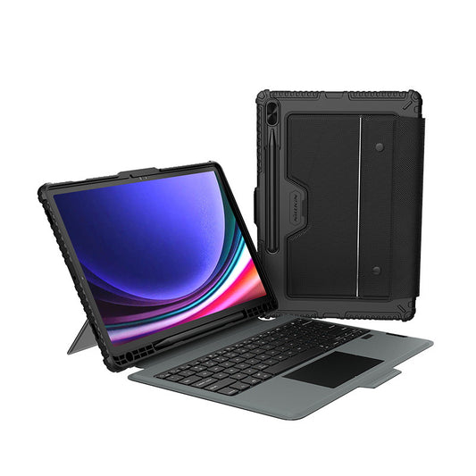 Magic Keyboard Case With Backlight Keyboard For Samsung Tab S9 S8 S7 Plus S7 FE 12.4 inch