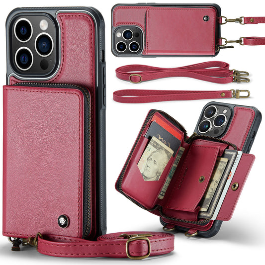 Multi-function Card Bag PU Leather Phone Case For IPhone
